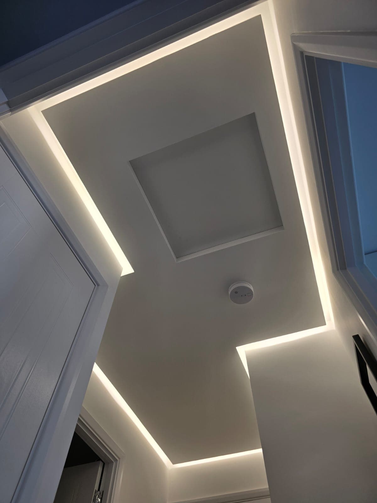 Interior lighting installation and electrical upgrade