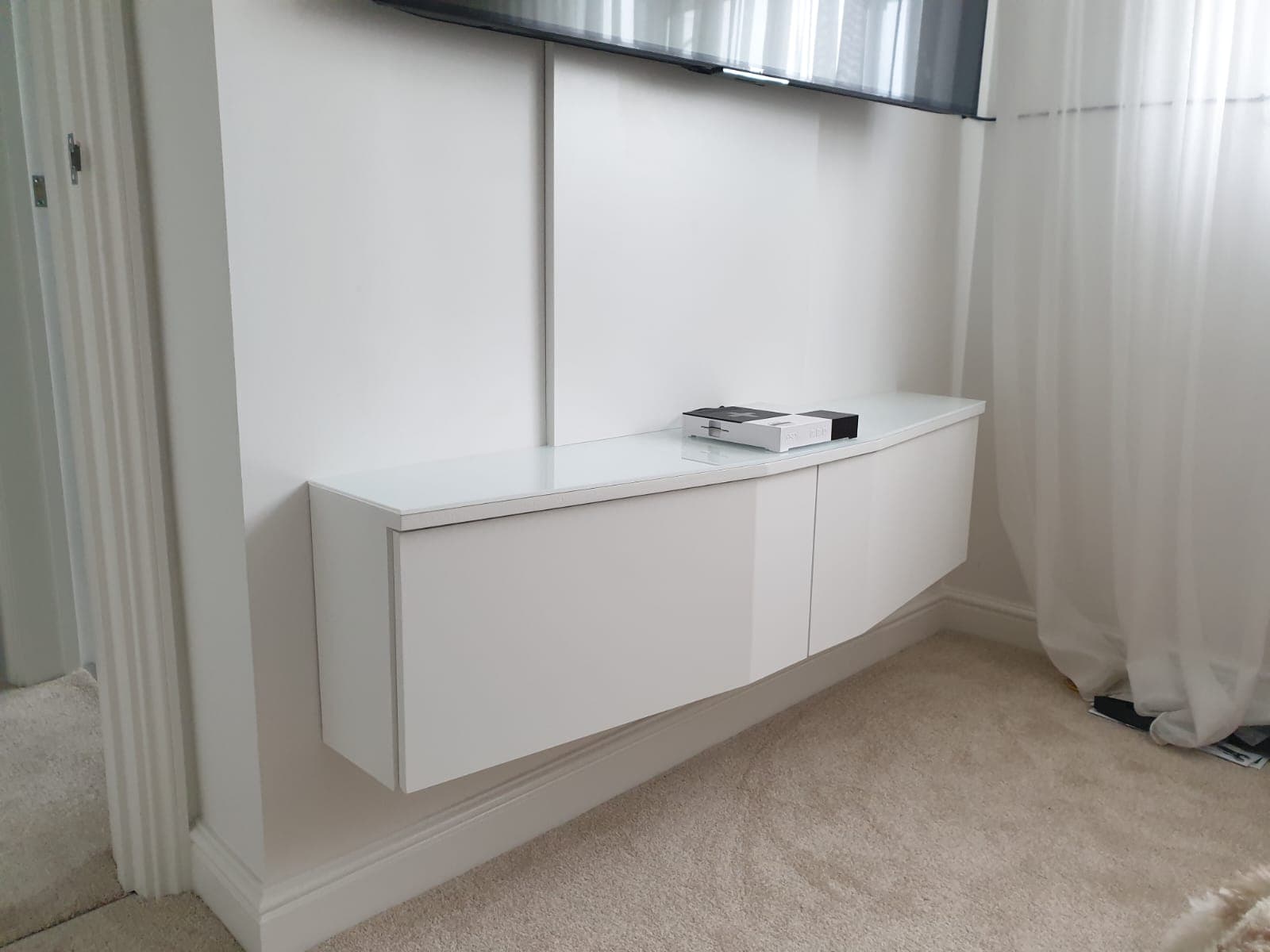 Bespoke storage solution with integrated shelving