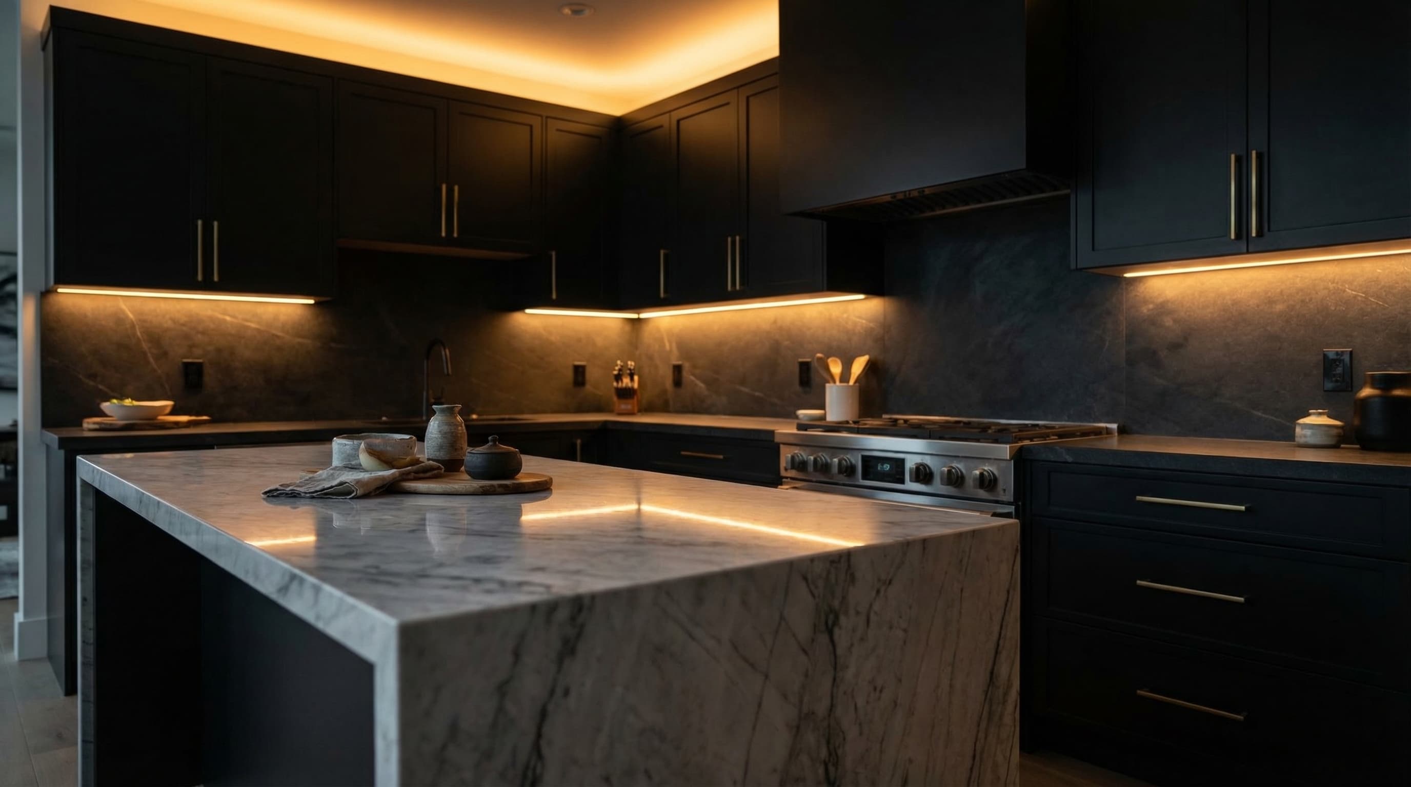 Modern home interior renovated by Decor handyman services in Brentwood