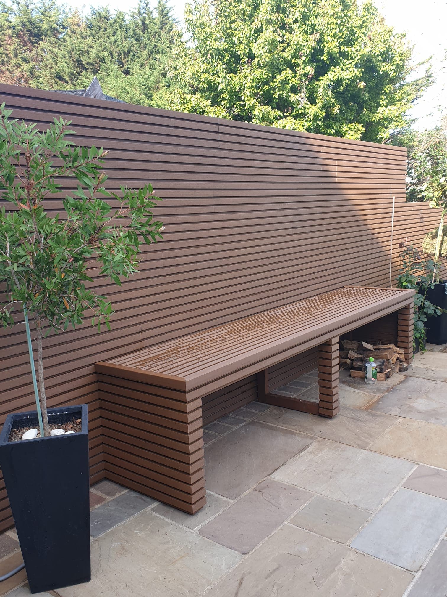 Exterior wall repair and surface preparation