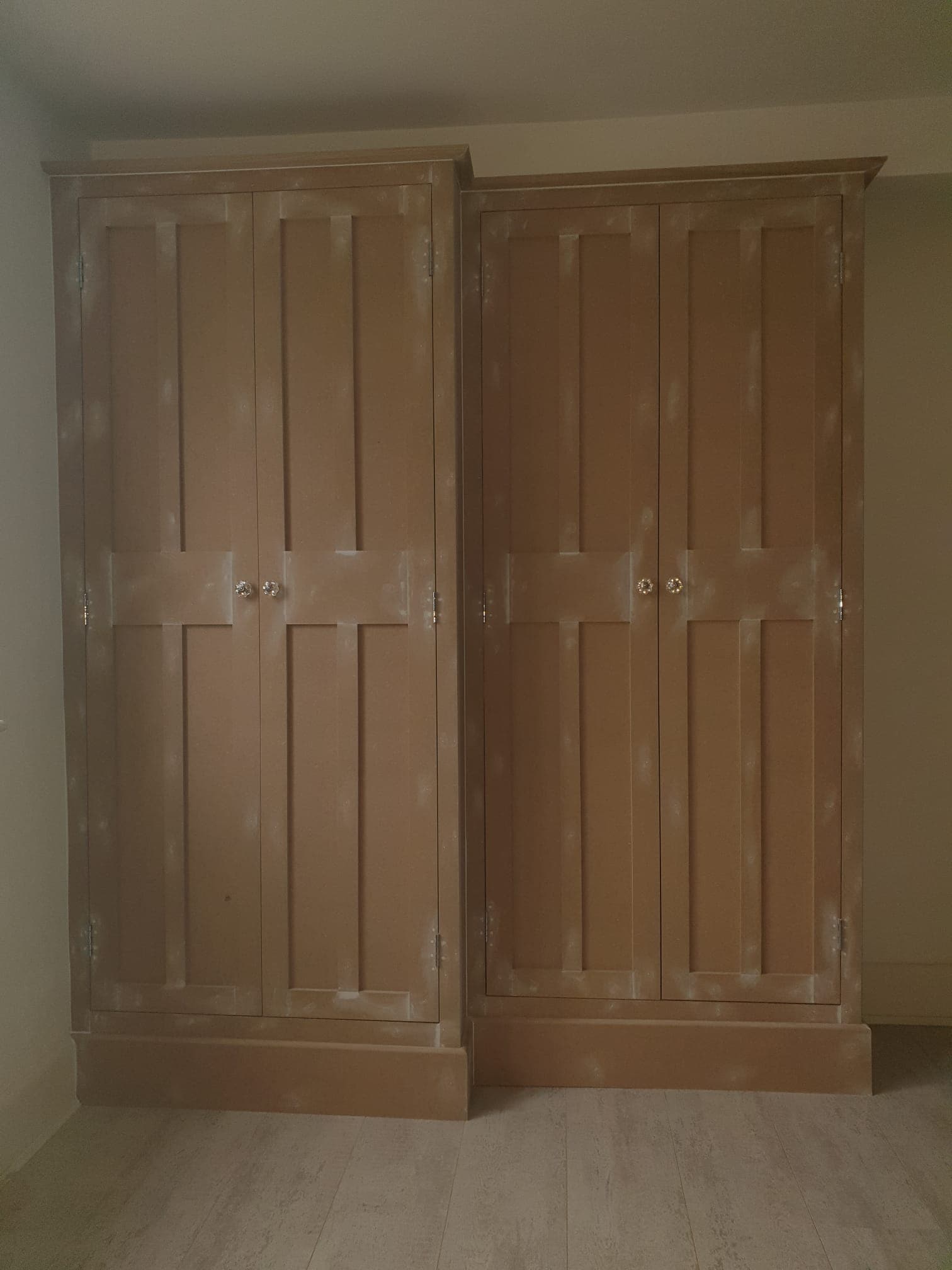 Custom closet interior and organiser fitting