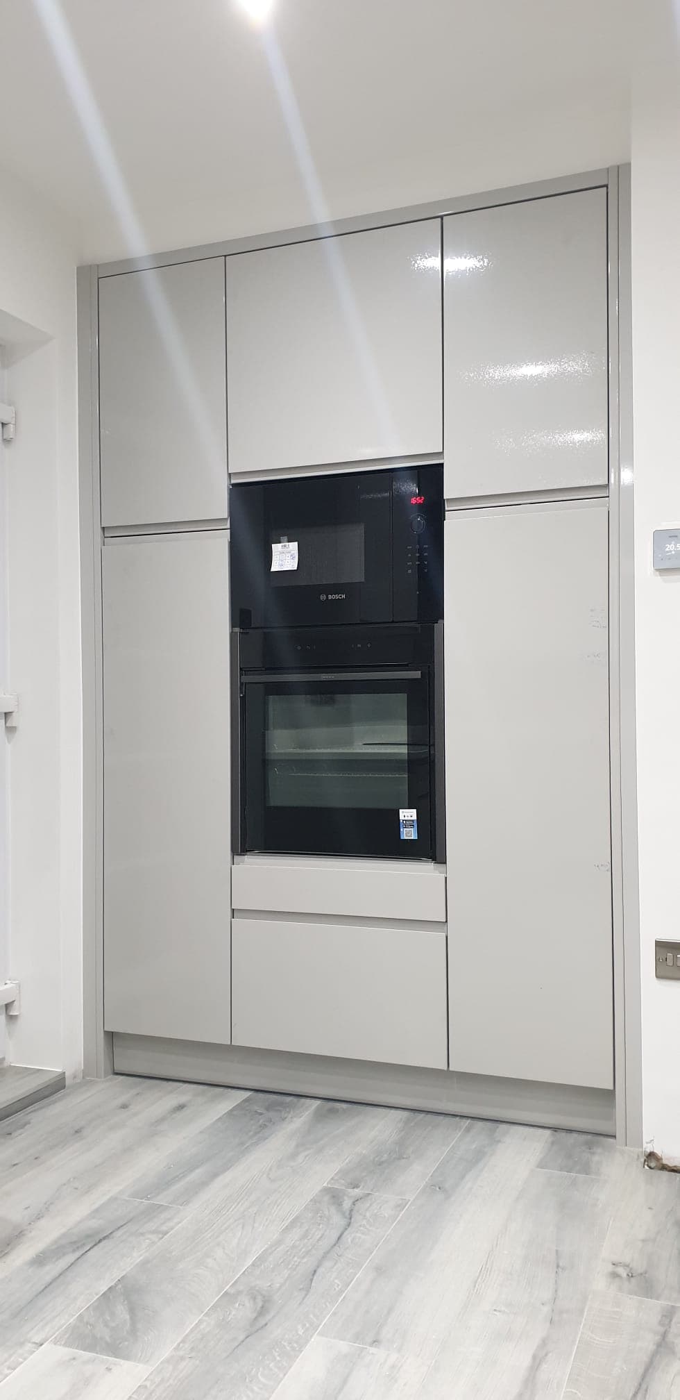 Kitchen upgrade with modern fixtures and finishes